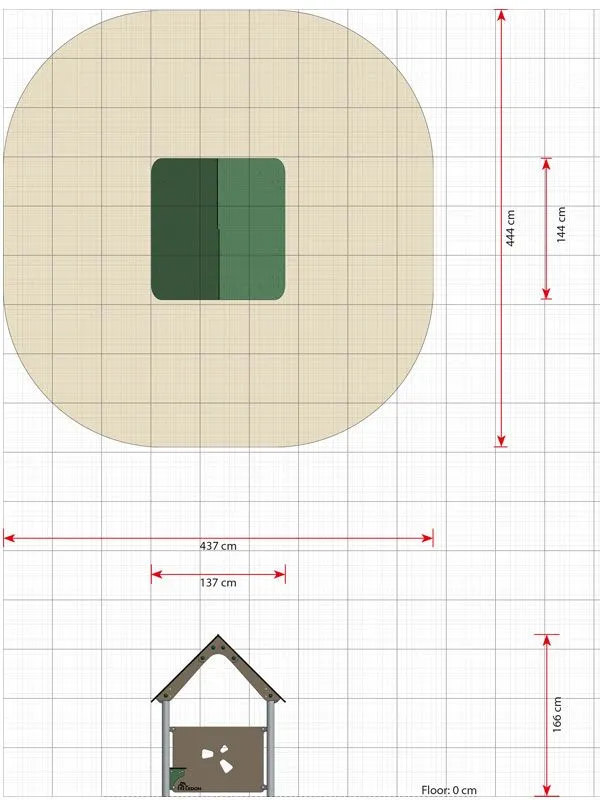 Spielhaus Beth dimensions and distances Spielhaus Beth dimensions and distances